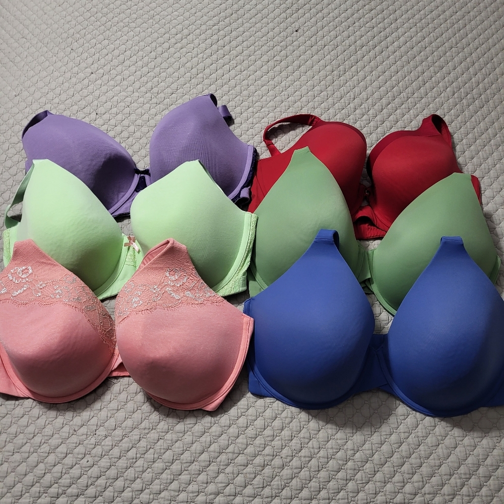 Lot of 6 Ambrielle Bras - 40DDD - EUC